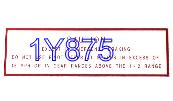 7690-00-456-1789 DECAL